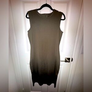 M dark green dress by a new day